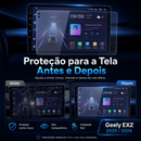 Película de Vidro Temperado para Central Multimídia Geely EX2 2025/2026 – Proteção Anti-riscos