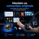 Adaptador CarPlay e Android Auto Sem Fio 2 em 1 – USB e USB-C